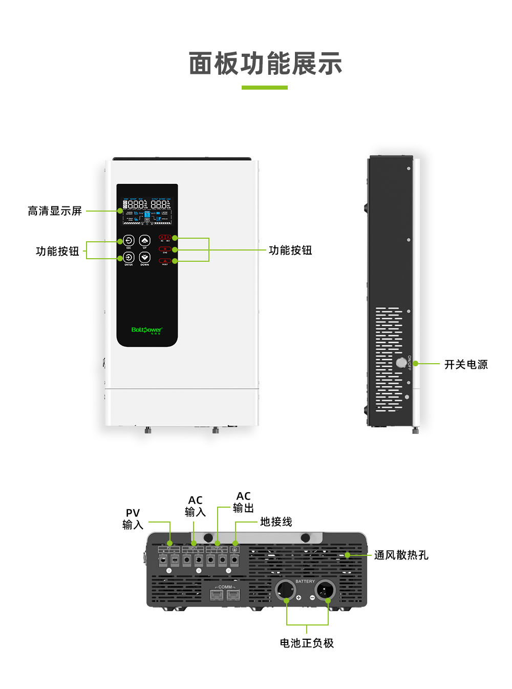 电将军BH500A 5000W太阳能家庭储能逆变器_03