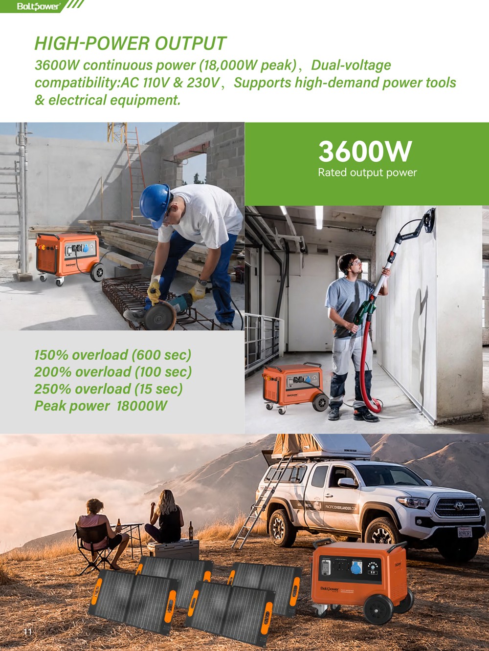 Boltpower电将军BP360H 3600W工业储能电源-4