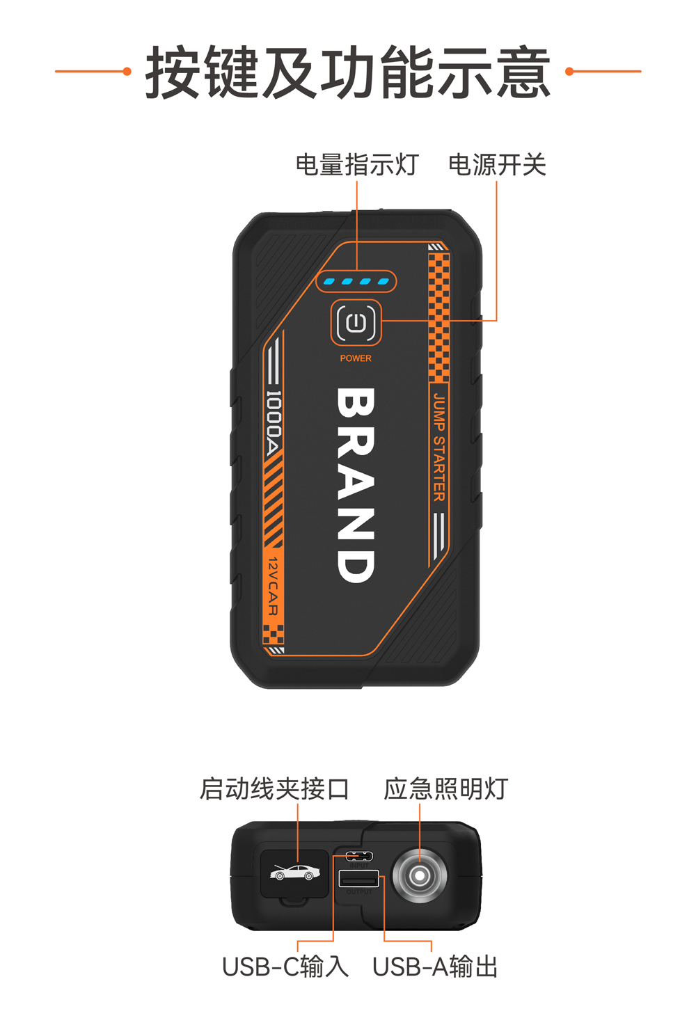 Boltpower电将军K23多功能汽车启动电源03