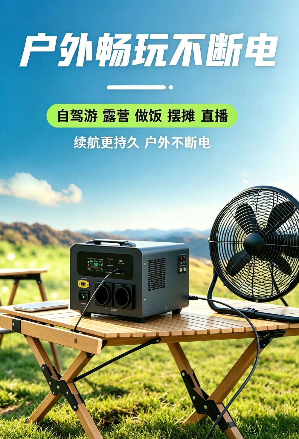 BP050B 500W 1004.8Wh便携户外储能电源01