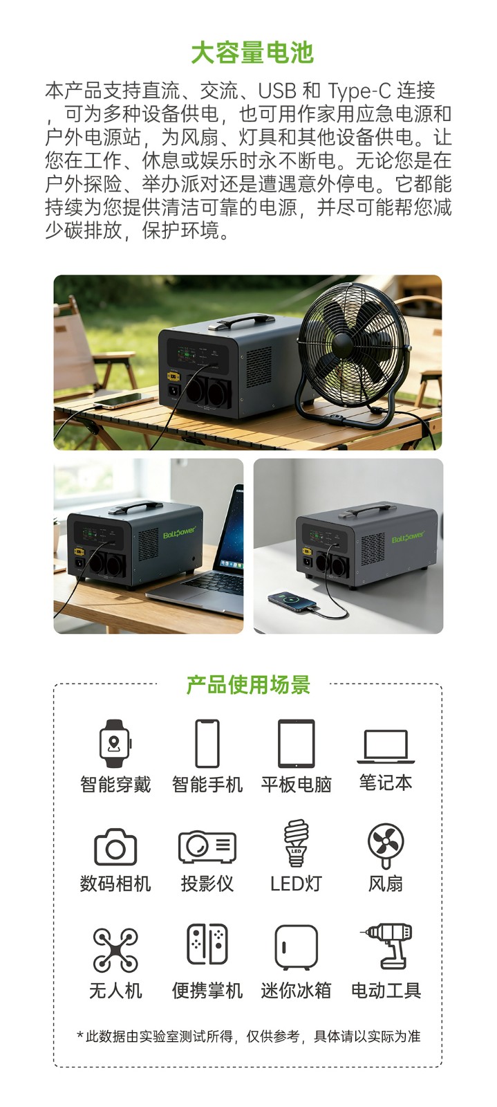 BP050B 500W 1004.8Wh便携户外储能电源02